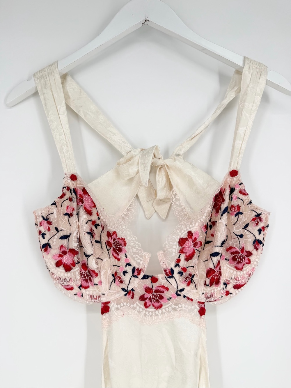 For Love & Lemons White Festival Cutout Rose Dress - Picture 4 of 16